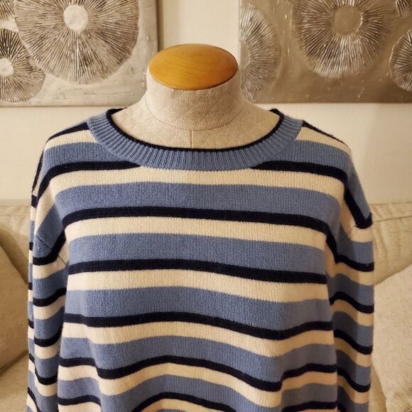 Nordstrom Signature Stripe Cashmere Sweater - Picture 5 of 13